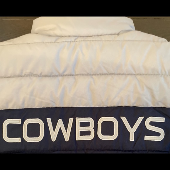 NWT FANATICS Dallas Cowboys Reversible Puffer Vest - size XXL - Picture 5 of 12